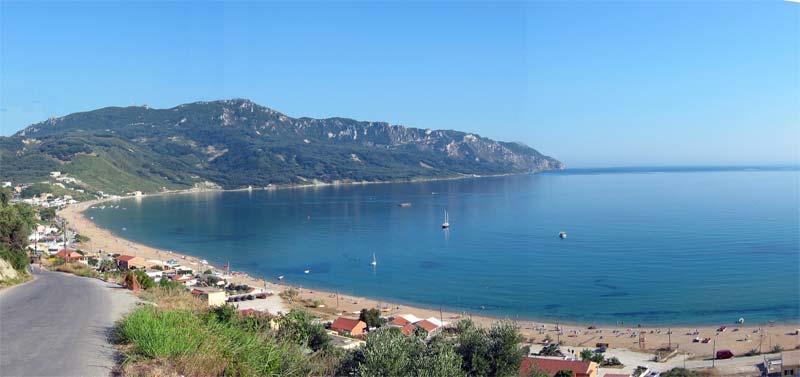 Maria Apartments Agios Georgios Pagon Bagian luar foto